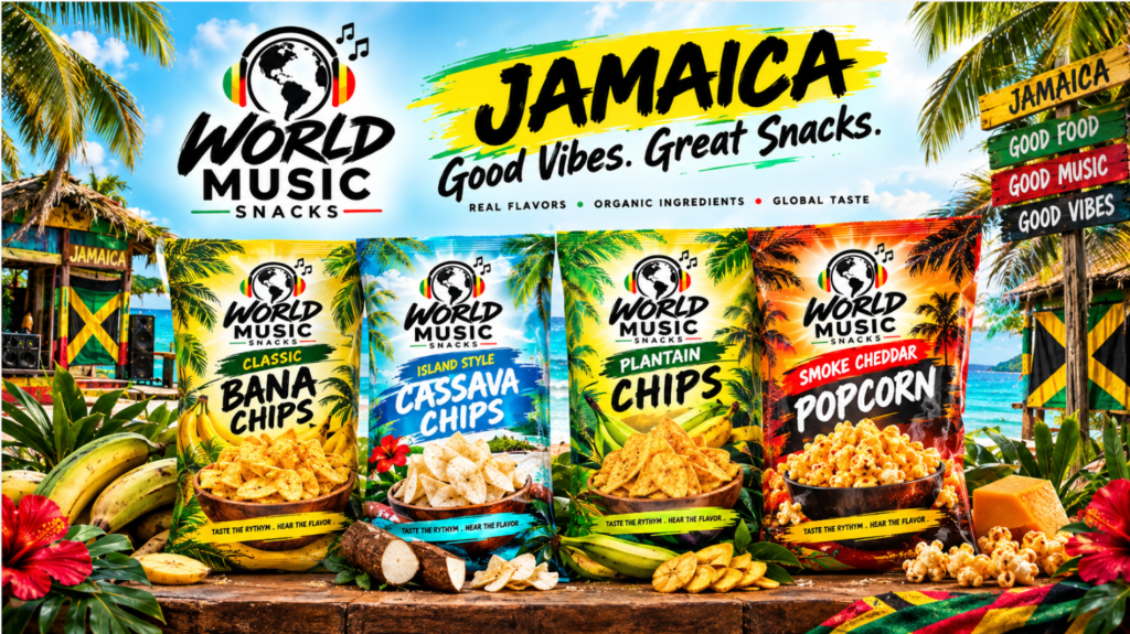 world music snack jamaica campaign